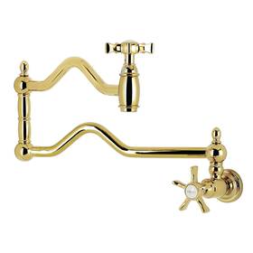 Ks210.nx Kingston Brass Ks2102nx Hamilton 4.5 Gpm Wall Mounted 1 Hole Pot -