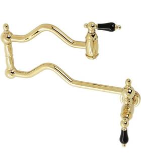 Ks2102pkl Kingston Brass Duchess Wall Mount Pot Filler Polished