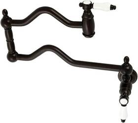 Ks2105bpl Kingston Brass New Wall Mount Pot Filler Faucet Oil Rubbed Bronze