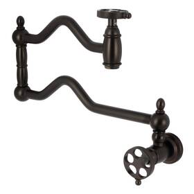 Ks210.rkz Kingston Brass Ks2105rkz Wendell 4.5 Gpm Wall Mounted 1 Hole Pot - Bronze