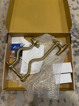 Ks2107pkx Kingston Brass Duchess 2-handle Pot Filler - Inch Brushed