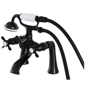 Ks288orb Kingston Brass Deck-mount Clawfoot Tub Faucet Oil Rubbed Bronze Deck