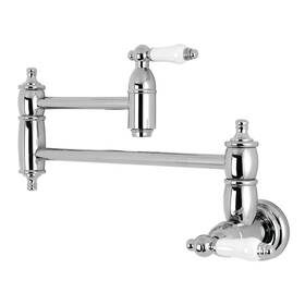 Ks3101pl Kingston Brass Restoration Wall Mount Pot Filler Kitchen Faucet