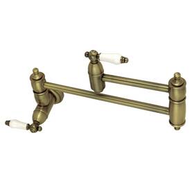 Ks310.pl Kingston Brass Ks3103pl Restoration 3.8 Gpm Wall Mounted Double -