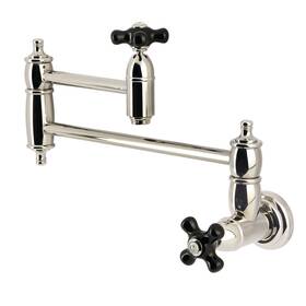 Ks310.pkx Kingston Brass Ks3106pkx Duchess 3.8 Gpm Wall Mounted 1 Hole Pot - Nickel