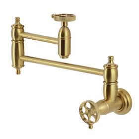 Ks310.rkz Kingston Brass Ks3107rkz Wendell 3.8 Gpm Wall Mounted 1 Hole Pot -