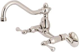 Ks3226bl Kingston Brass Vintage Kitchen Faucet 8-1/2 Inch In Spout Reach