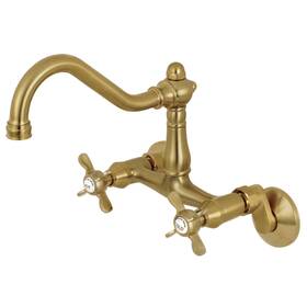 Ks322.bex Kingston Brass Ks3227bex Essex 1.8 Gpm Wall Mounted Widespread -