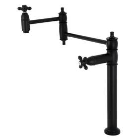 Ks370.ax Kingston Brass Ks3700ax Restoration 3 Gpm 1 Hole Pot Filler - Black