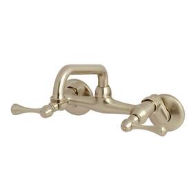 Ks373sn Kingston Brass Laundry Faucet Brushed Nickel 6.81 X 4.56 2.75
