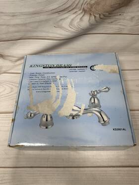 Ks3951px Kingston Brass Restoration Mini Widespread Lav Faucet With Cross Handle