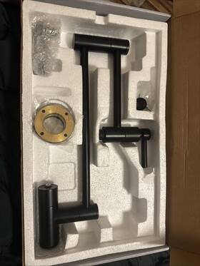 Ks4100dl Kingston Brass Concord Collection Wall Mount Pot Filler Matte Black Finish New In Box