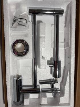 Ks410.ml Kingston Brass Ks4101ml Chrome Pot Filler Inch Milano 4.0 Gpm 1 Hole Wall Mounted