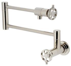 Ks410.rkx Kingston Brass Ks4106rkx Webb 4 Gpm Wall Mounted 1 Hole Pot - Nickel