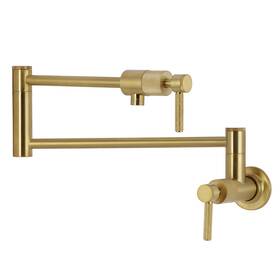 Ks410.knl Kingston Brass Ks4107knl Convergent 4 Gpm Wall Mounted 1 Hole Pot -