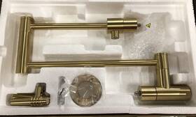 Ks4107ml Kingston Brass Milano Wall Mount Pot Filler Brushed