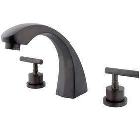Ks4365cml Kingston Brass Manhattan Roman Tub Faucet Oil Rubbed Bronze