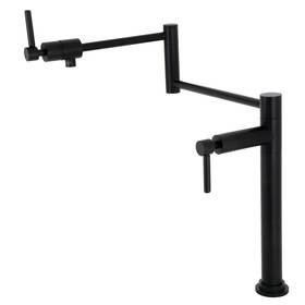 Ks470.dl Kingston Brass Ks4700dl Concord 3 Gpm Modern 1 Hole Pot Filler - Black