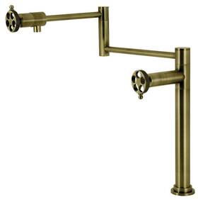 Ks470.rkx Kingston Brass Ks4703rkx Webb 3 Gpm 1 Hole Pot Filler -