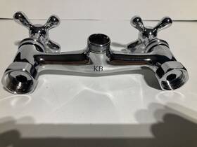 Ks722.ax Kingston Brass Ks7221ax English Country 1.8 Gpm Widespread Bridge - Chrome