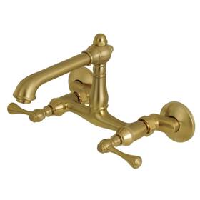 Ks722.bl Kingston Brass Ks7227bl English Country 1.8 Gpm Widespread Bridge -