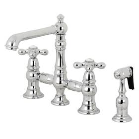 Ks727.axbs Kingston Brass Ks7271axbs English Country 1.8 Gpm Widespread - Chrome