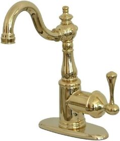 Ks7492bl Kingston Brass English Vintage Bar Faucet Polished #274