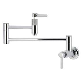 Ks810.knl Kingston Brass Ks8101knl Convergent 3.8 Gpm Wall Mounted 1 Hole - Chrome
