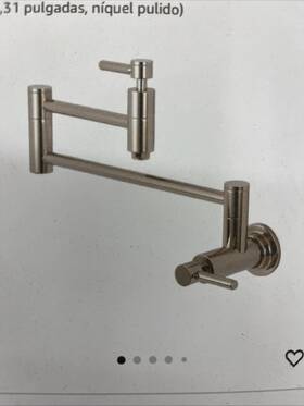 Ks8106dl Kingston Brass Wall Mount Pot Filler Kitchen Faucet Polished Nickel