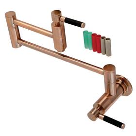 Ks810dklac Kingston Brass Concord Wall Mount Pot Filler Kitchen Faucet Antiq