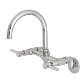 Ks814c Kingston Brass Ks814 Concord 1.8 Gpm Widespread Bridge Kitchen - Chrome