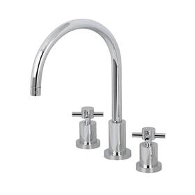 Ks8721dxls Kingston Brass Widespread Kitchen Faucet Polished Chrome