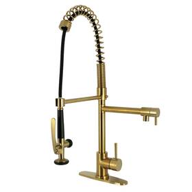 Ls8503dl Kingston Brass Concord Single-handle Pre-rinse Faucet Brushed