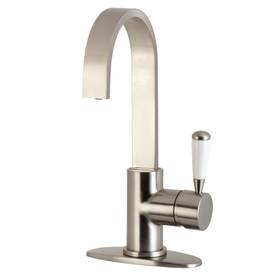 Ls861.dpl Kingston Brass Ls8618dpl Paris 1.75 Gpm 1 Hole Bar Faucet - Nickel