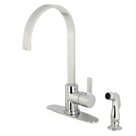 Ls871.ctlsp Kingston Brass Ls8711ctlsp Continental 1.8 Gpm Standard Kitchen - Chrome