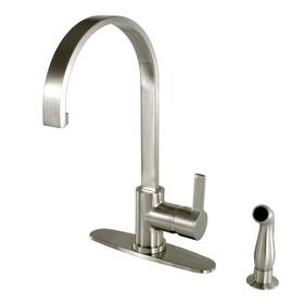Ls8718ctlsp Kingston Brass Continental Kitchen Faucet 9.81 X 8.44 16.38