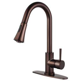 Ls872.dl Kingston Brass Ls8725dl Concord 1.8 Gpm 1 Hole Pull Down Kitchen - Bronze