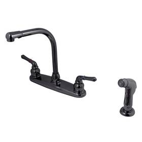 Nb750sp Kingston Brass Water Onyx 1.8 Gpm Standard Kitchen Faucet - Stainless