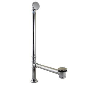 Pcc2718 Kingston Brass Vintage Swivel Ball Toe Touch Tub Waste And Overflow In Polished Chrome