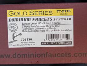77-2116 Kissler Dominion Faucets Gold Series