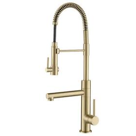 Kpf-1603sfacb Kitchen Faucet 1.8 Gpm Single-handle Brass In Spot Free Antique Champagne Bronze