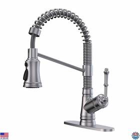 B08dhf8lhx Kobalt Single Handle Kitchen Sink Faucet With Pull Down Sprayer Brushed Nickel