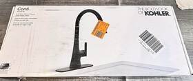 1008-489-284 Kohler R32123-bl Conti 1-handle Pull-down Sprayer Kitchen Faucet Matte Black New