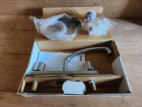 11925-u-cp Kohler Kitchen Sink Faucet Trend Polished Chrome 2 Handle With Spray