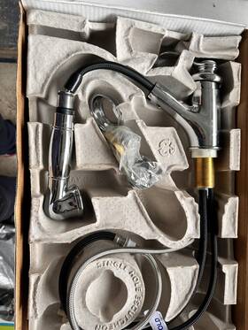 12177-2bz Kohler Fairfax Pull-out Kitchen Faucet Polished Chrome With Brass 12177-cb