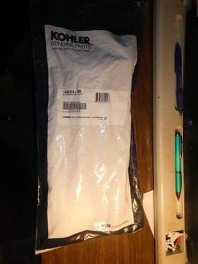 1349416 Kohler Bn Kitchen Faucet Spout Aerator Sink Brushed Nickel Vibrant Repla