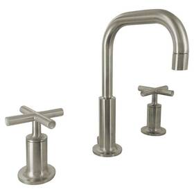 14406-3-bn Kohler Purist Two-handle Brushed Nickel Widespread Bathroom Faucet With Pop-up