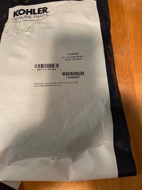 1548487 Kohler Kitchen Faucet Spray Hose Colder With Brass Adapter New
