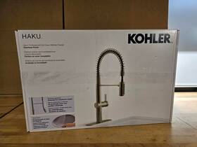 R38475-lvs Kohler 1806370 Haku Semi-professional Kitchen Faucet In Brushed Nickel