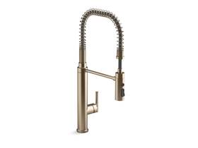 24982-bv Kohler 195711015266 Purist Semi-pro Kitchen Faucet Commercial Sink Wit